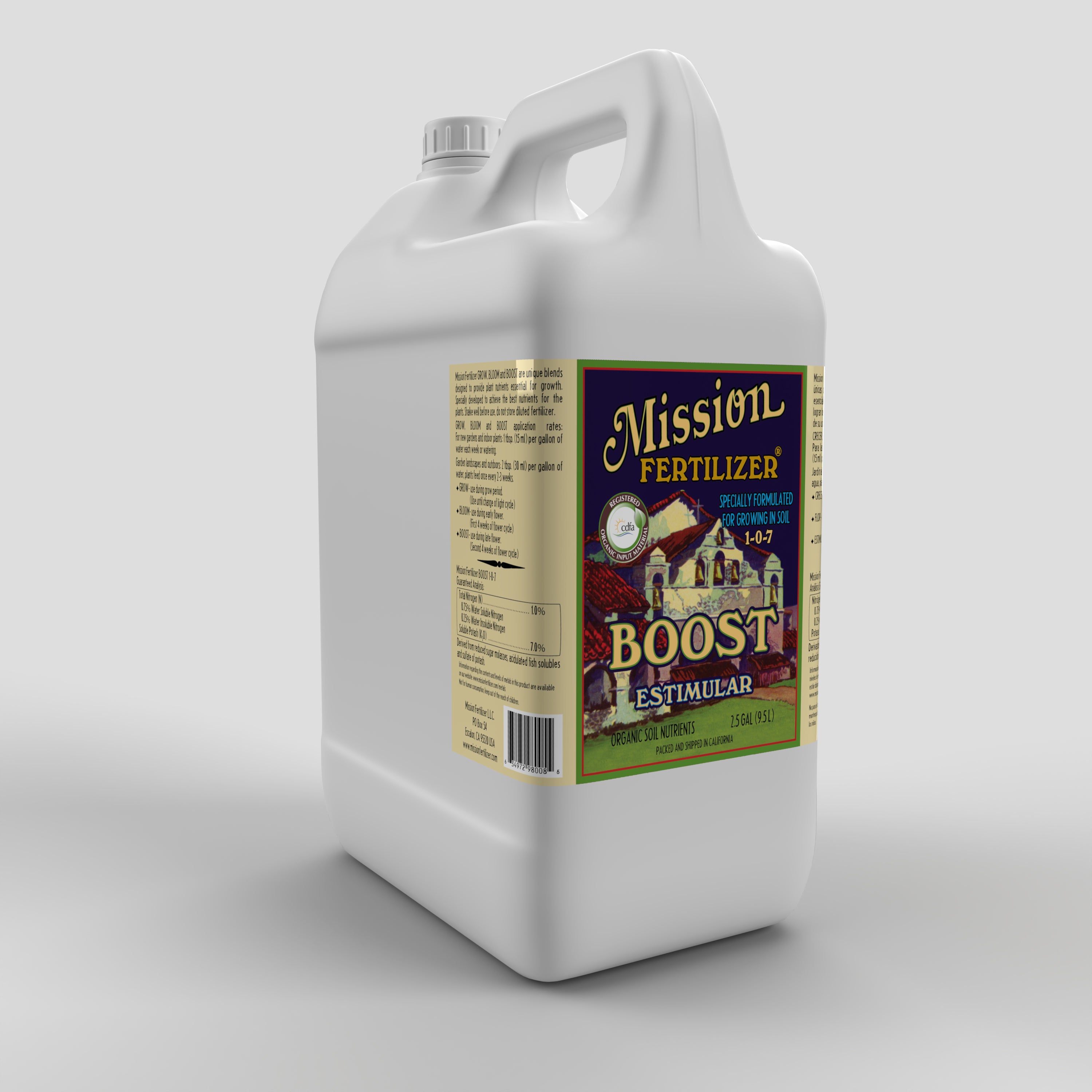 Mission BOOST 1-0-7 Liquid (2.5 Gallon)
